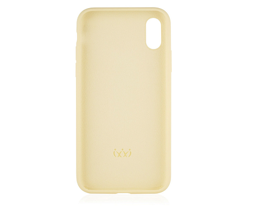 Чехол для смартфона vlp Silicone Сase для iPhone XS Max, желтый